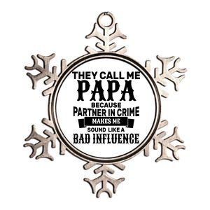 Bad Influence Papa Metallic Star Ornament