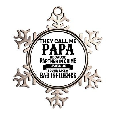 Bad Influence Papa Metallic Star Ornament