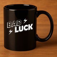 Bad Luck Lightning 11oz C Handle Ceramic Mug