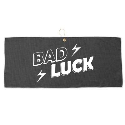 Bad Luck Lightning Large Microfiber Waffle Golf Towel