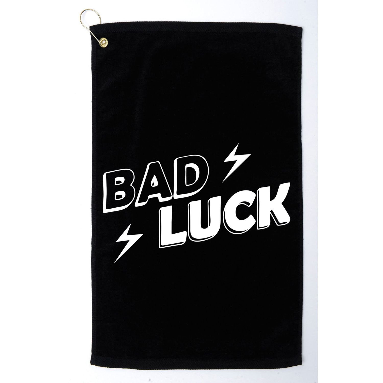 Bad Luck Lightning Golf Towel