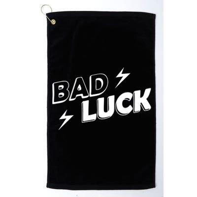 Bad Luck Lightning Platinum Collection Golf Towel