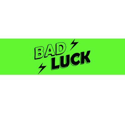 Bad Luck Lightning Bumper Sticker