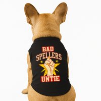 Bad Spellers Untie (Unite) Doggie Tank