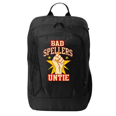 Bad Spellers Untie (Unite) City Backpack