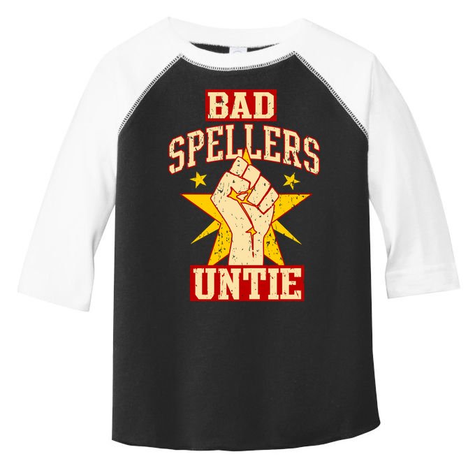 Bad Spellers Untie (Unite) Toddler Fine Jersey T-Shirt