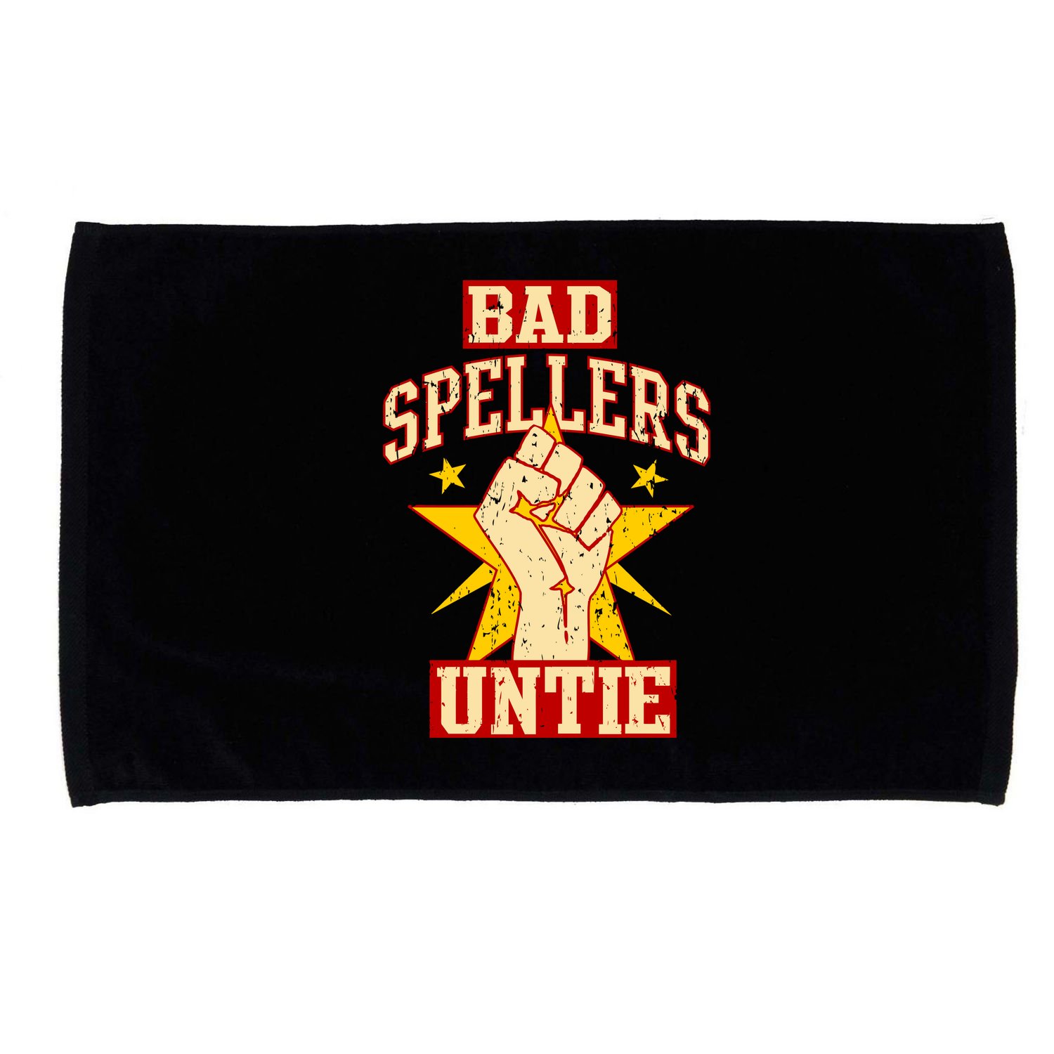 Bad Spellers Untie (Unite) Microfiber Hand Towel