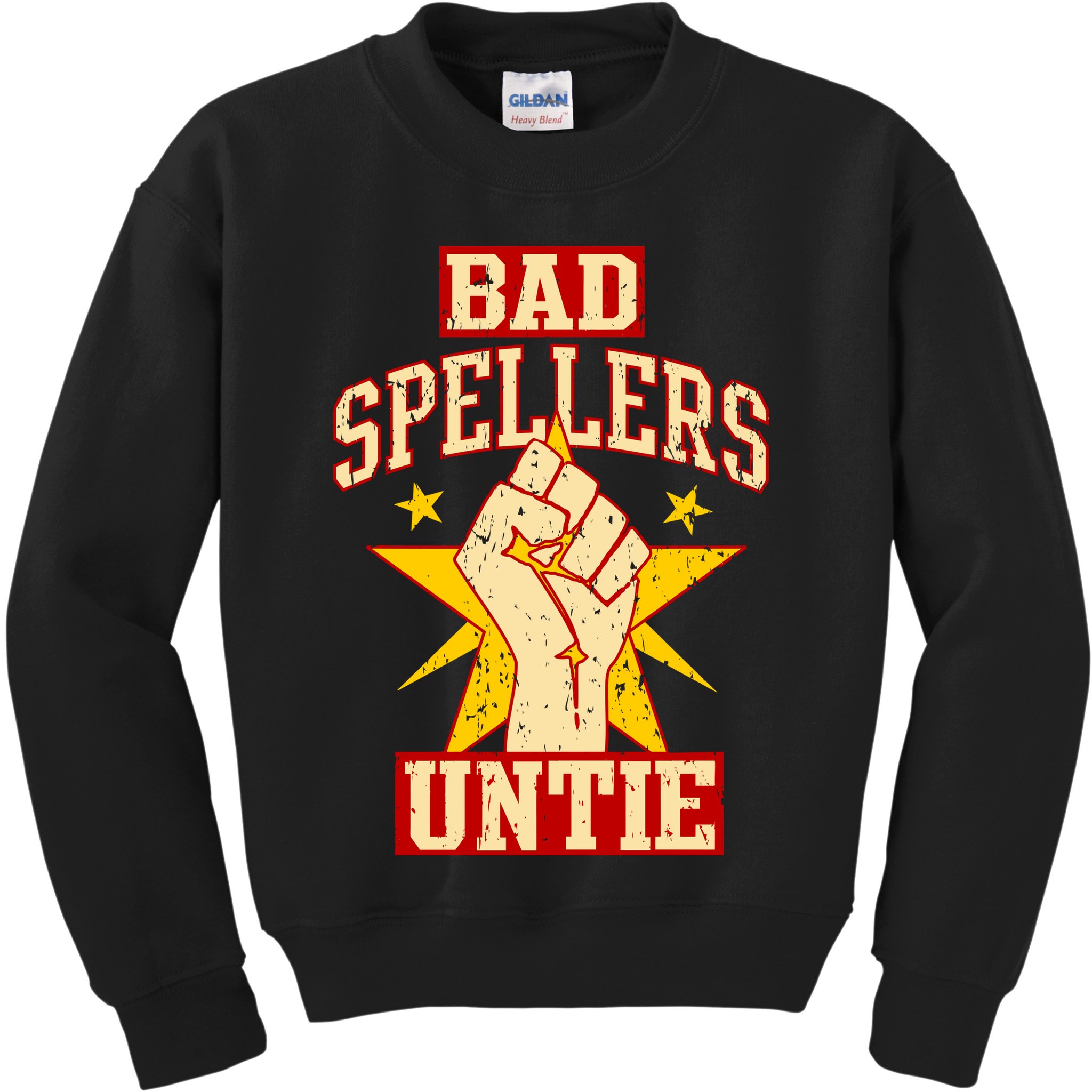 Bad Spellers Untie (Unite) Kids Sweatshirt
