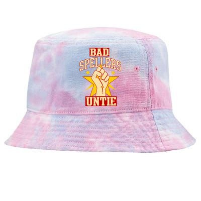 Bad Spellers Untie (Unite) Tie-Dyed Bucket Hat