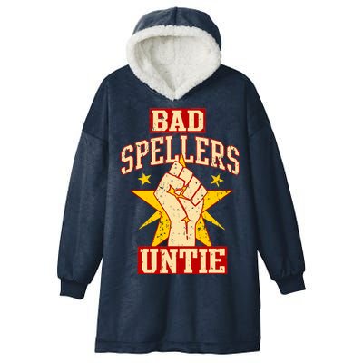 Bad Spellers Untie (Unite) Hooded Wearable Blanket