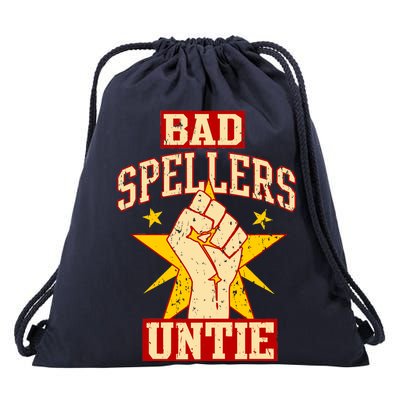 Bad Spellers Untie (Unite) Drawstring Bag