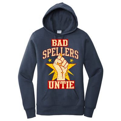 Bad Spellers Untie (Unite) Women's Pullover Hoodie