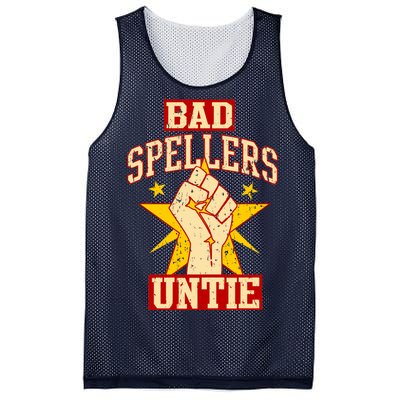 Bad Spellers Untie (Unite) Mesh Reversible Basketball Jersey Tank