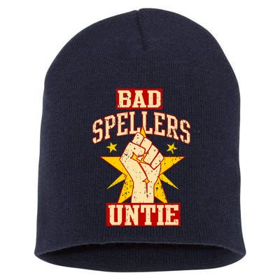 Bad Spellers Untie (Unite) Short Acrylic Beanie