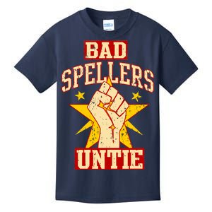 Bad Spellers Untie (Unite) Kids T-Shirt