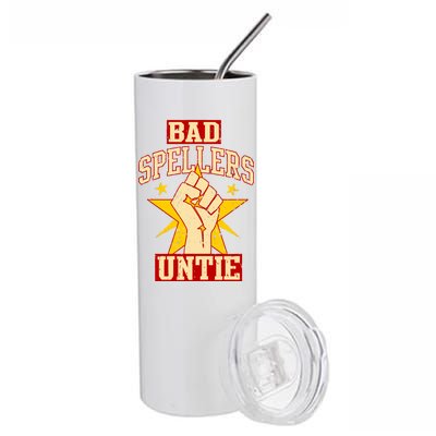 Bad Spellers Untie (Unite) Stainless Steel Tumbler