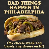 Bad Things Happen In Philadelphia  Adult Drive Performance Visor