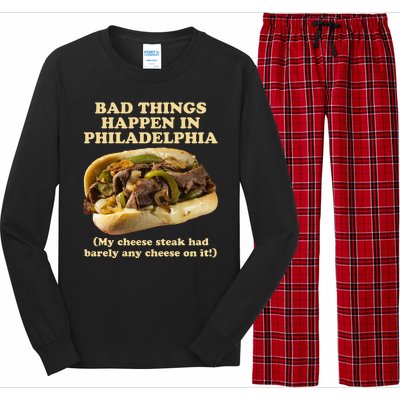 Bad Things Happen In Philadelphia  Long Sleeve Pajama Set