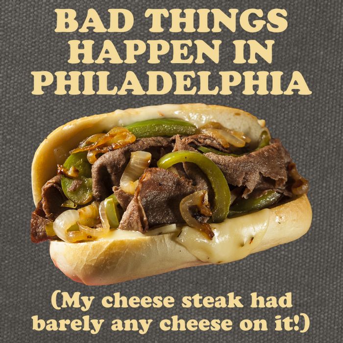 Bad Things Happen In Philadelphia  Cotton Canvas Backpack