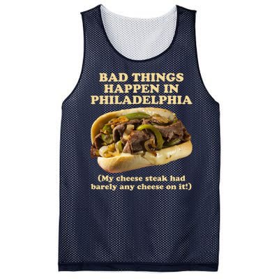 Bad Things Happen In Philadelphia  Mesh Reversible Basketball Jersey Tank