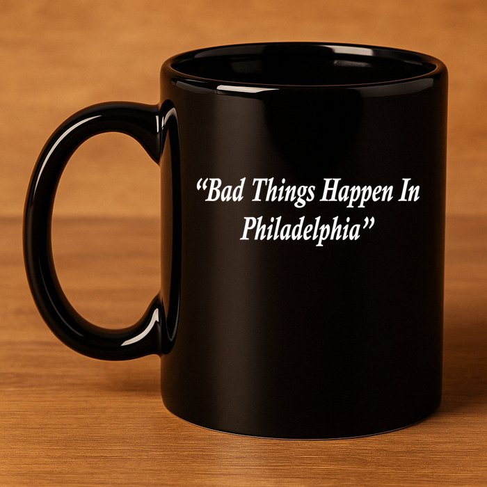 Bad Things Happen In Philadelphia Funny 11oz C Handle Ceramic Mug