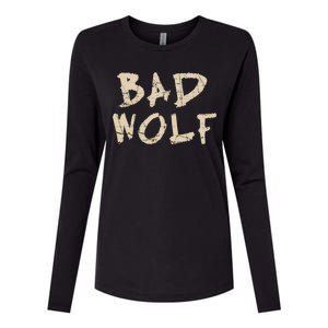 Bad Wolf Womens Cotton Relaxed Long Sleeve T-Shirt