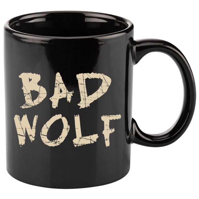 Bad Wolf 11oz C Handle Ceramic Mug