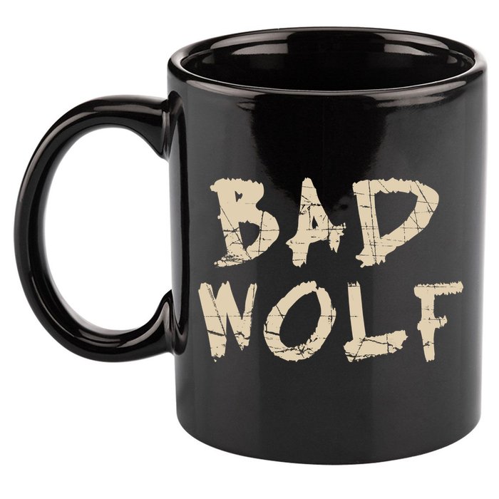 Bad Wolf 11oz C Handle Ceramic Mug