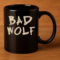 Bad Wolf 11oz C Handle Ceramic Mug