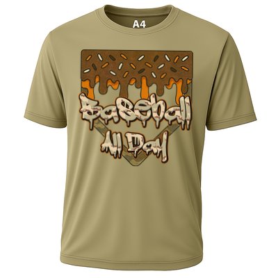 Baseball All Day Drip Camo Home Plate Ice Cream Performance Shirt