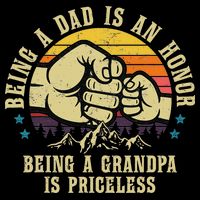 Being A Dad Is An Honor Being A Grandpa Is Priceless 16 in Basic Backpack
