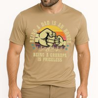 Being A Dad Is An Honor Being A Grandpa Is Priceless Cooling Performance Crew T-Shirt