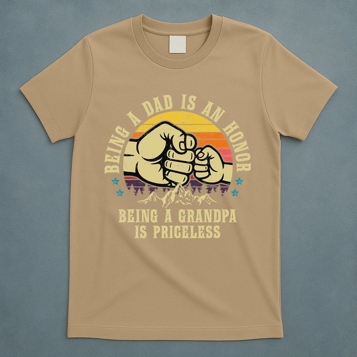 Being A Dad Is An Honor Being A Grandpa Is Priceless T-Shirt