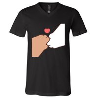 Bubu And Dudu Holding Hands Gift V-Neck T-Shirt