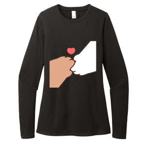 Bubu And Dudu Holding Hands Gift Womens CVC Long Sleeve Shirt