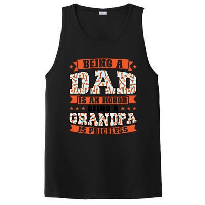 Being A Dad Is An Honor Being A Grandpa Graddad Gift PosiCharge Competitor Tank