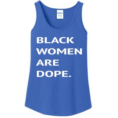 Black Are Dope Couples Trendy Fun Meaningful Gift Ladies Essential Tank