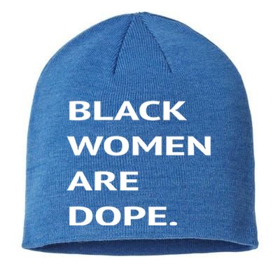 Black Are Dope Couples Trendy Fun Meaningful Gift Sustainable Beanie