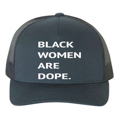 Black Are Dope Couples Trendy Fun Meaningful Gift Yupoong Adult 5-Panel Trucker Hat