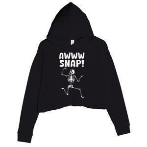 Broken Arm Design Broken Arm Recovery Crop Fleece Hoodie