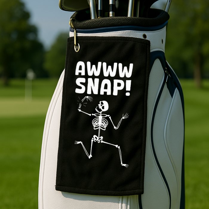 Broken Arm Design Broken Arm Recovery Golf Towel