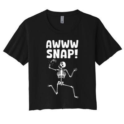 Broken Arm Design Broken Arm Recovery Women's Crop Top Tee