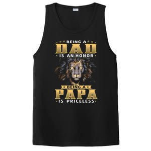 Being A Dad Is An Honor Being A Papa Is Priceless Dad Bod Great Gift PosiCharge Competitor Tank