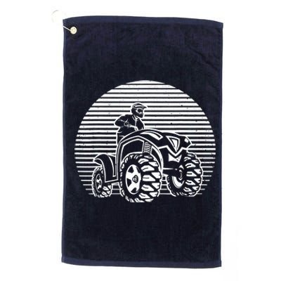 Best ATV Design 4 Wheeler ATV Quad Racing Platinum Collection Golf Towel