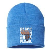 Black Are Dope Melanin Juneteenth Black History Month Cute Gift Sustainable Knit Beanie