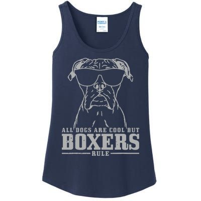 Boxer All Dogs Are Cool But Boxers Rule Funny Ladies Essential Tank