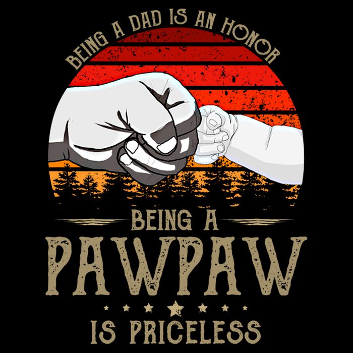 Being A Dad Is An Honor Being A Pawpaw Is Priceless Gift Cooling Performance Crew T-Shirt