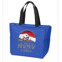 Being A Dad Is An Honor Being A Pawpaw Is Priceless Gift Zip Tote Bag