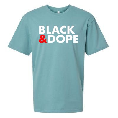 Black And Dope Great Gift Crafted For Black Culture Cool Gift Sueded Cloud Jersey T-Shirt