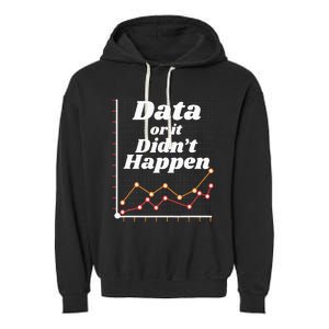 Behavior Analyst Data Or It Didnt Happen Garment-Dyed Fleece Hoodie